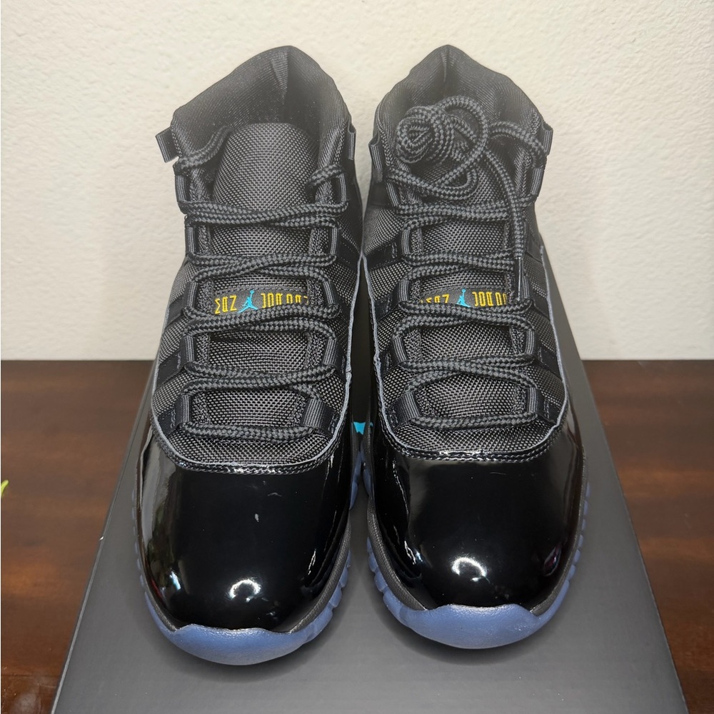 Nike Black and Blue Sneakers